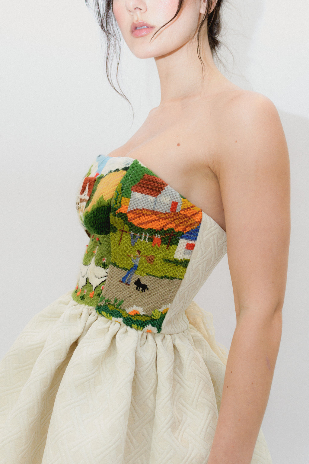 Farmer's Daughter Corset Mini