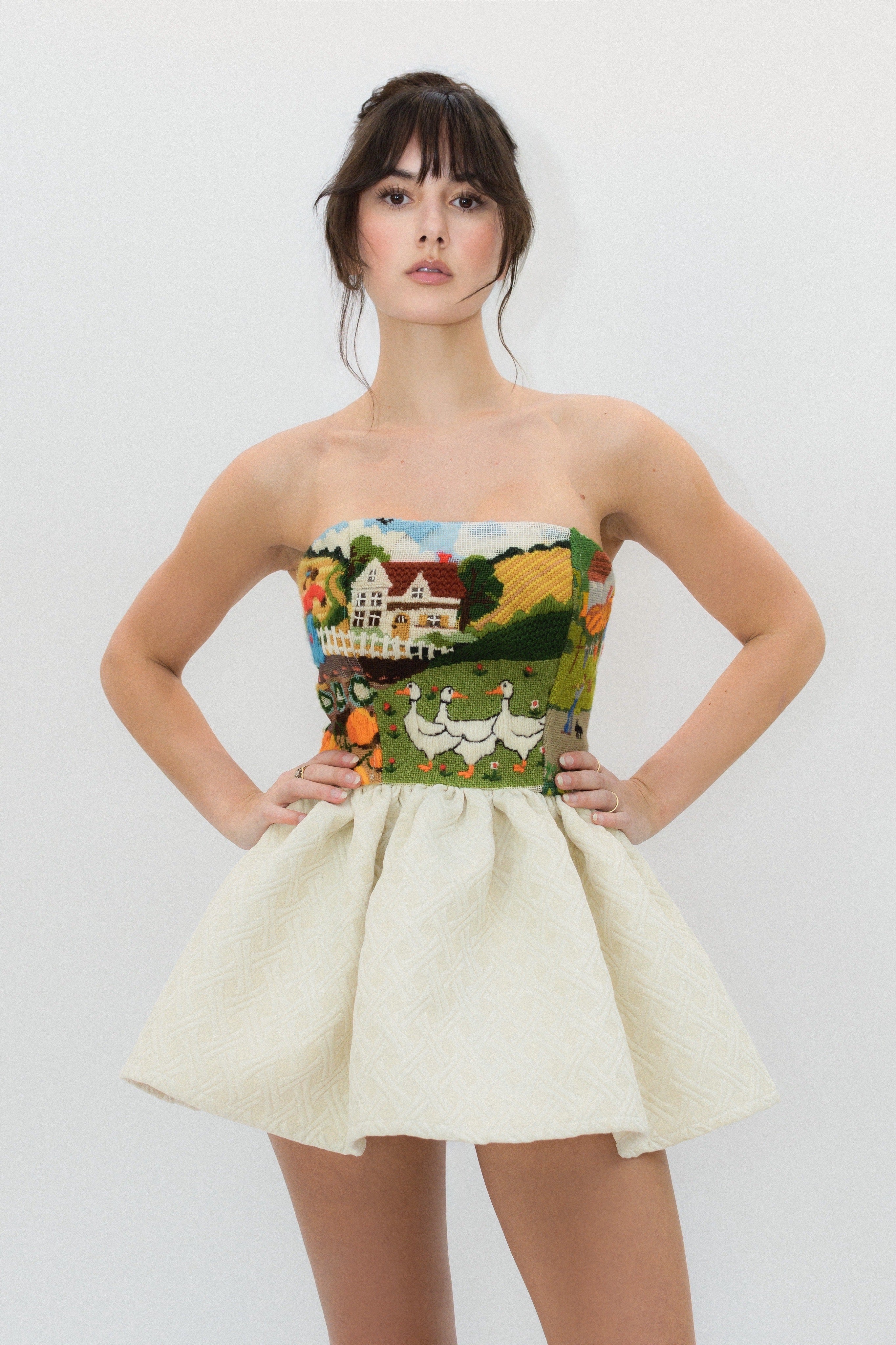 Farmer's Daughter Corset Mini