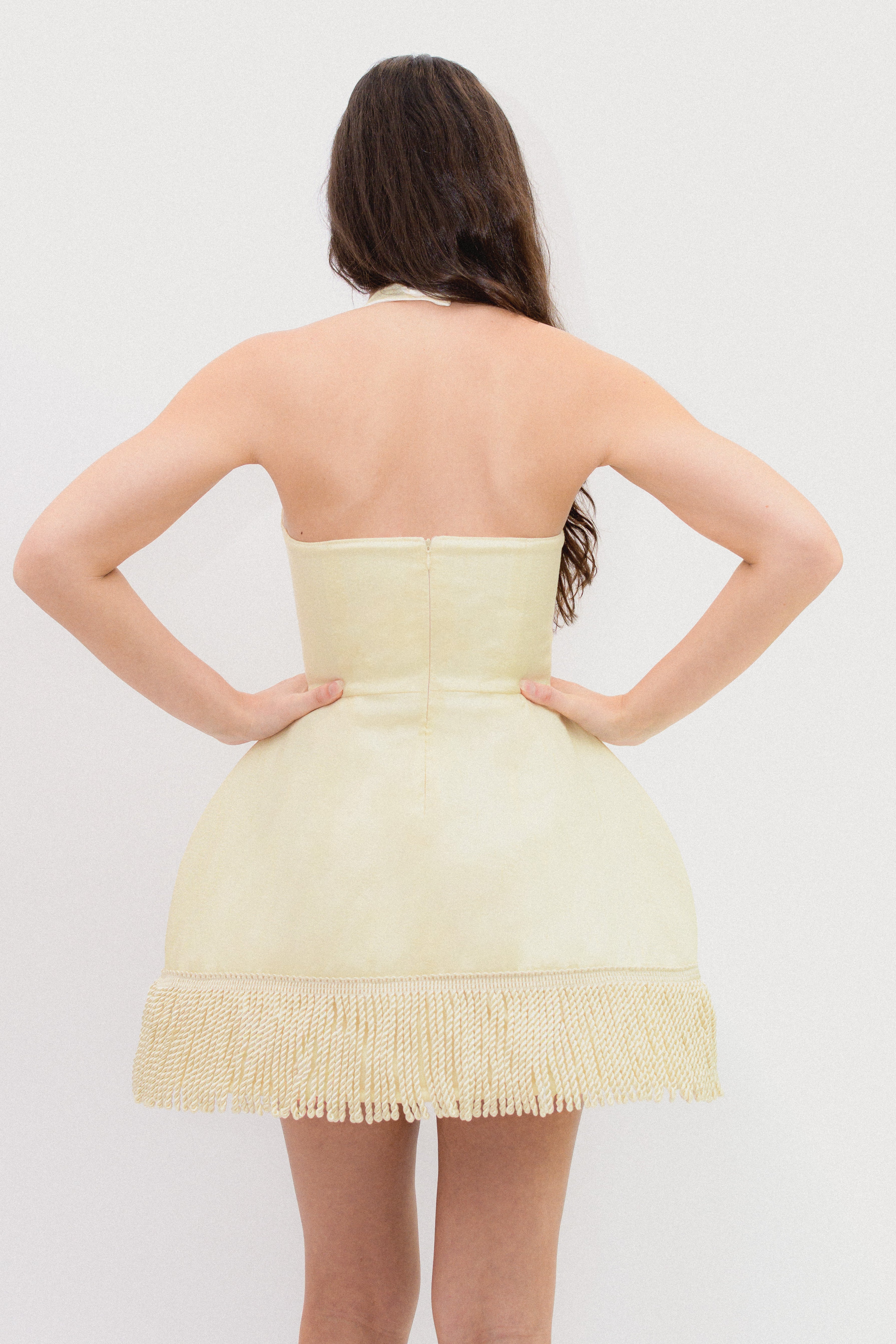 Lampshade Dress - Buttercream